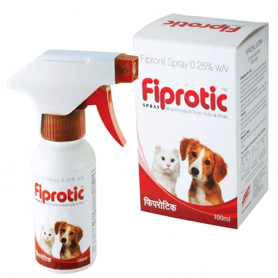Tick and flea Fiprotic spray