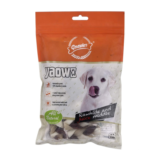 Trumppetz Gnawlers Yaowo Small Braided Raw Hide 220 Gm