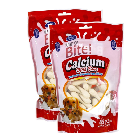 Super Bite 45pcs calcium Milk Bones Dog snacks