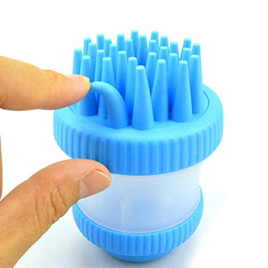 Silicone Pet Bath Brush Gentle Dog and Cat Washer Supple Soap