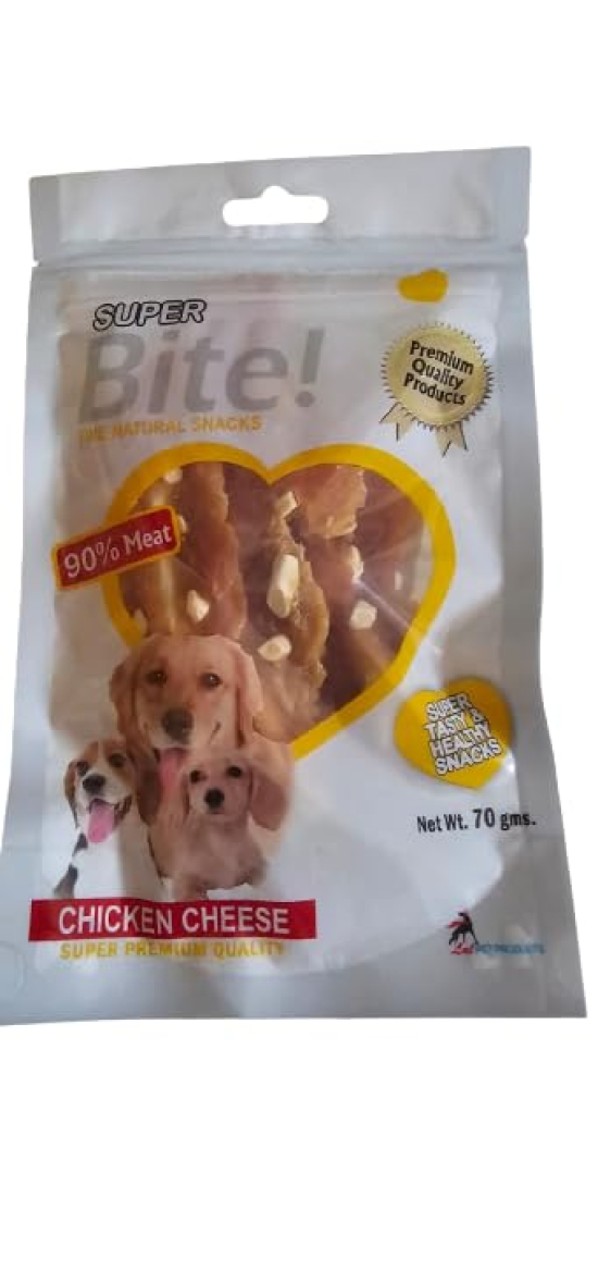 Super Bite Dog Treats Chicken and cheese